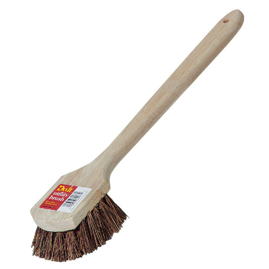 Do it 19-3/4 In. x 3 In. Palmyra Bristle Fiber Wood Scrub Brush