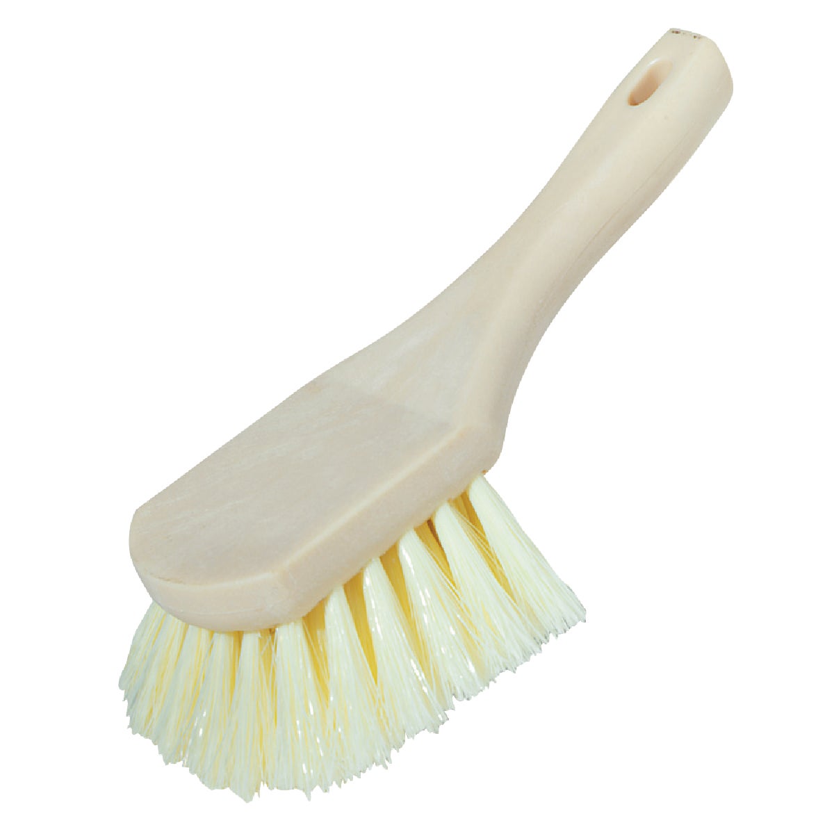 Do it 9 In. x 3 In. White Polypropylene Bristle Plastic Scrub Brush