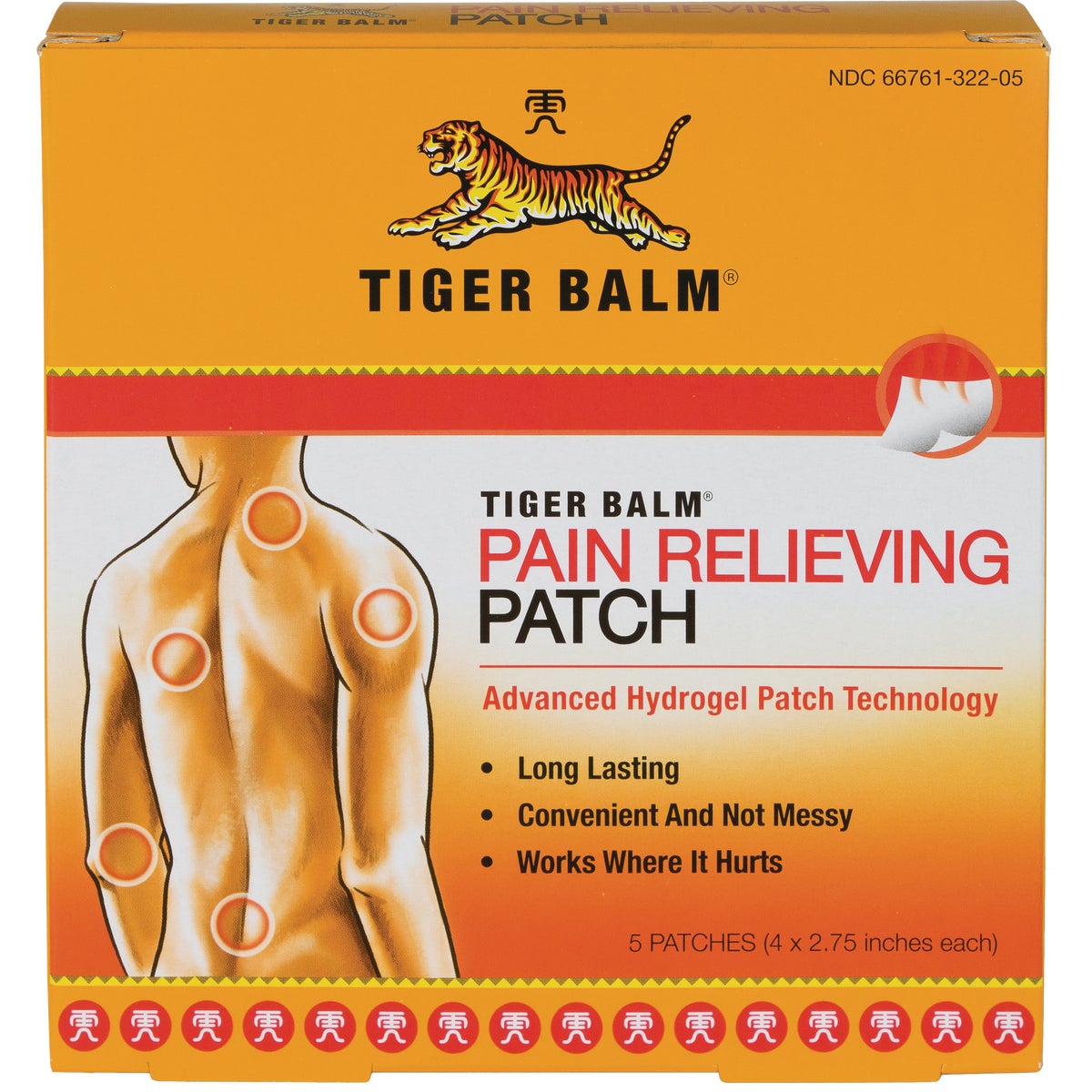 Tiger Balm Pain Relieving Patch (5 Count)