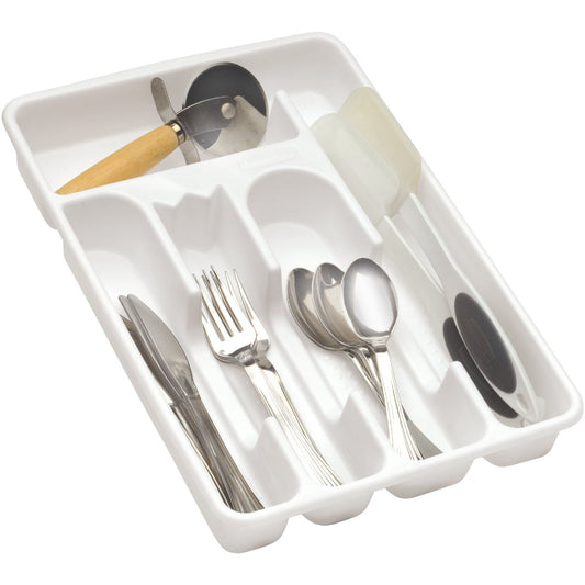 Rubbermaid 9 In. x 13.4 In. White Cutlery Tray