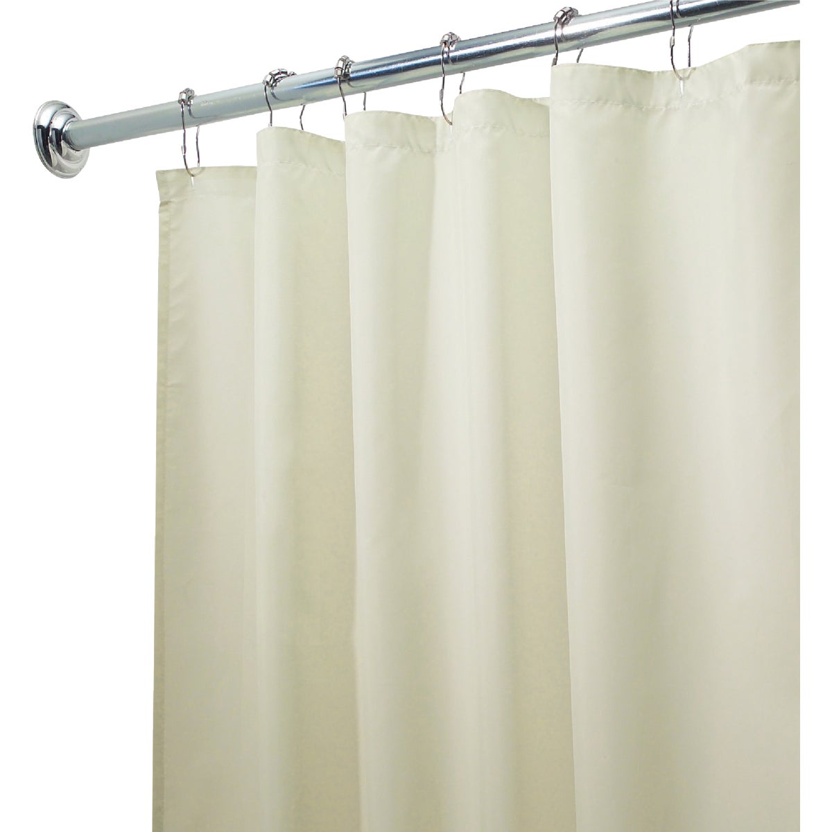 InterDesign 72 In. x 72 In. Sand Polyester Shower Curtain Liner