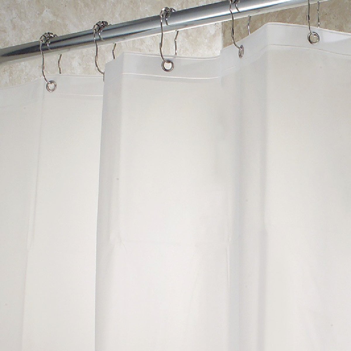 InterDesign 72 In. x 72 In. Frost EVA Shower Curtain Liner