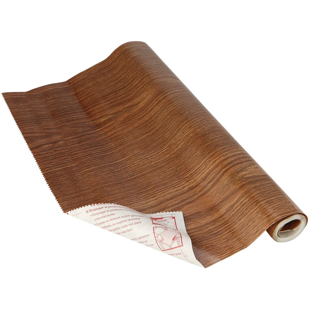 Con-Tact Creative Covering 18 In. x 15 Ft. Honey Oak Self-Adhesive Shelf Liner