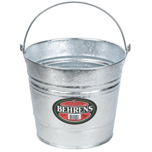 Behrens 8 Qt. Hot-Dipped Steel Pail