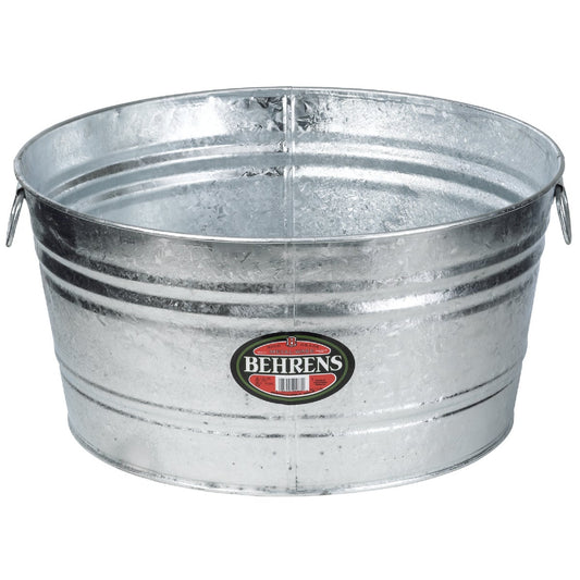 Behrens 17 Gal. Round Hot-Dipped Utility Tub