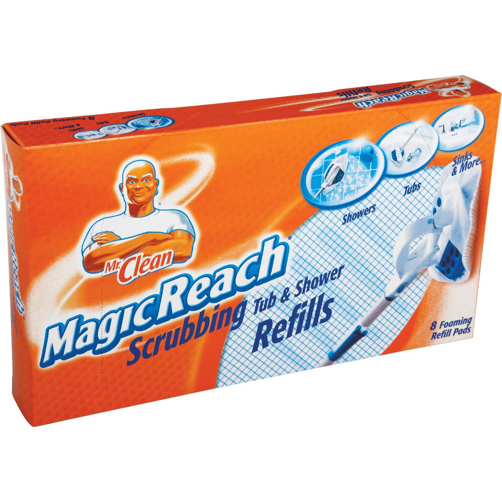 Mr. Clean MagicReach 10 In. Foam Scrubbing Tub & Shower Mop Refill Pad