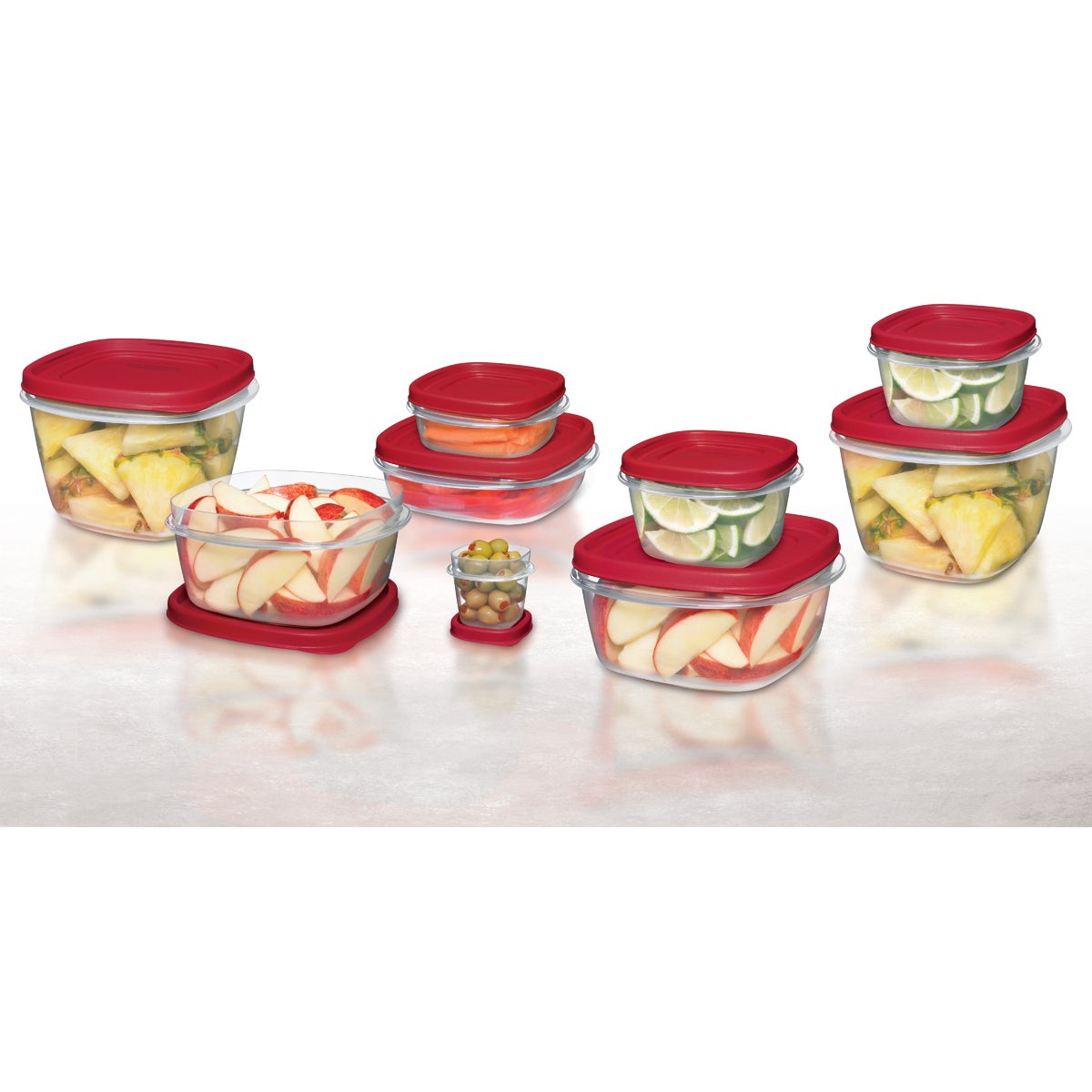 Rubbermaid Easy Find Lids 24-Piece Clear Food Storage Container Set