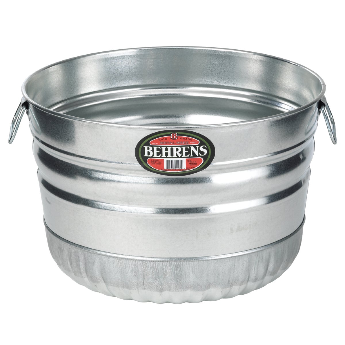 Behrens 32 Qt. Galvanized Steel Utility Tub Basket