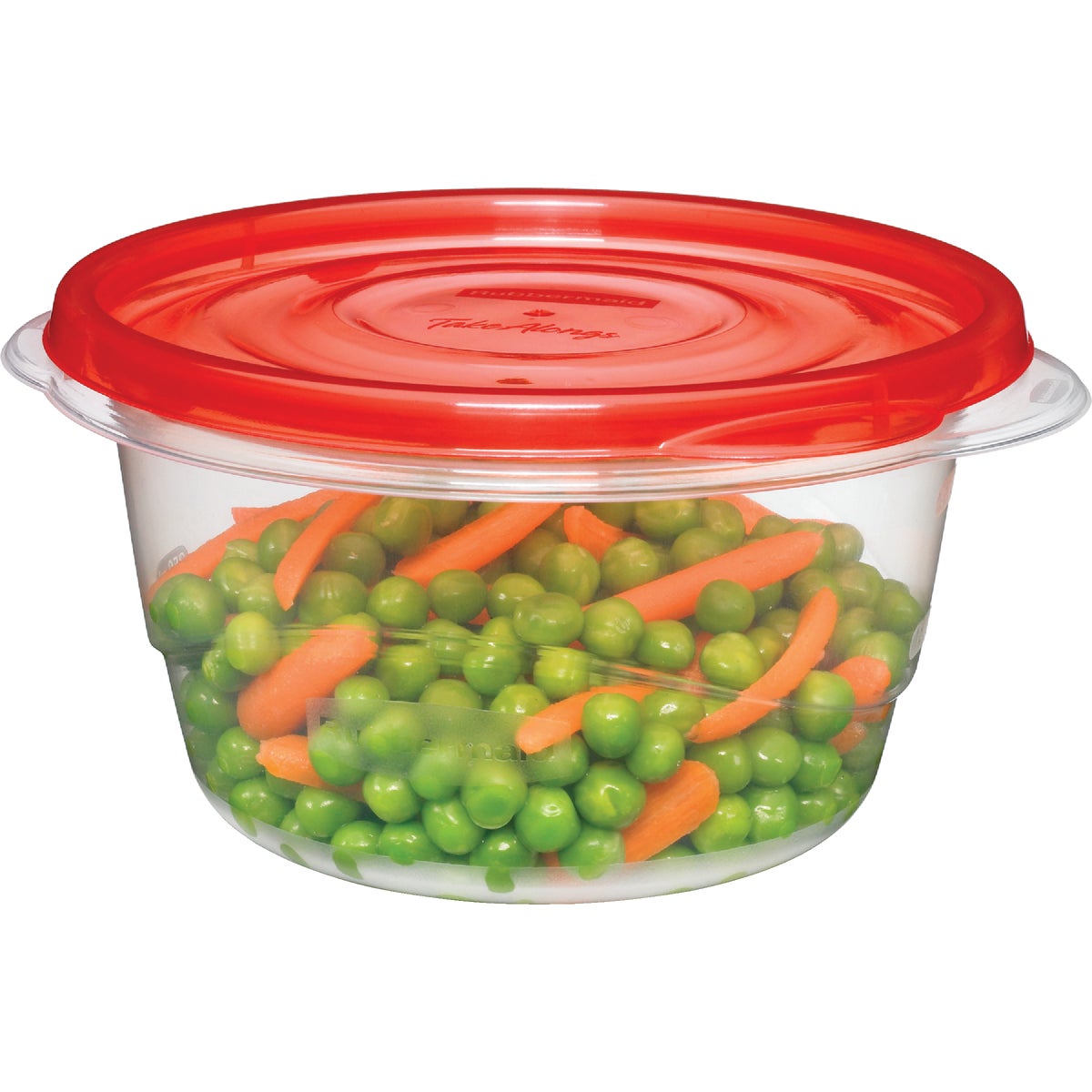 Rubbermaid TakeAlongs 3.5 C. Clear Round Food Storage Container with Lids (4-Pack)