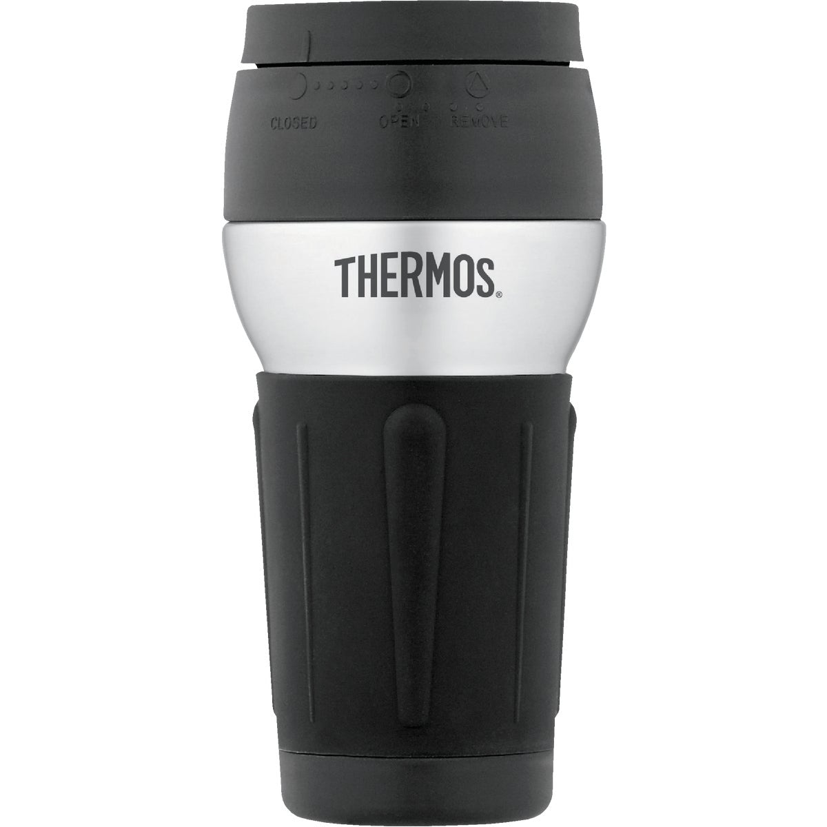 Thermos 14 Oz. Black Stainless Steel Insulated Tumbler