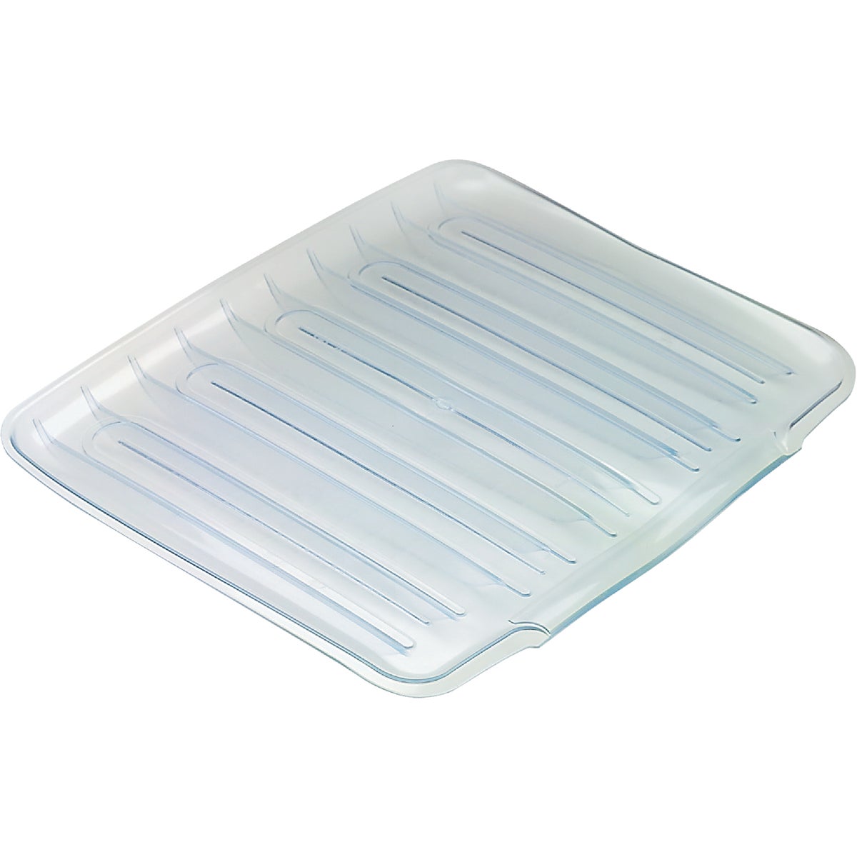 Rubbermaid 14.38 In. x 15.38 In. Clear Sloped Drainer Tray