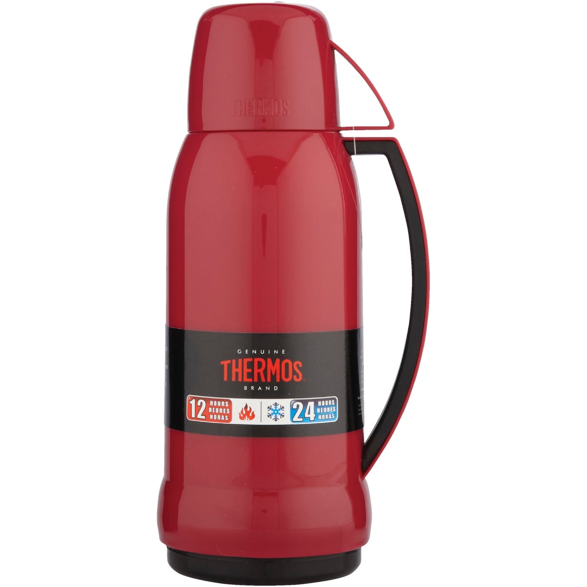 Thermos Arc 35 Oz. Red or Blue Plastic Insulated Vacuum Bottle