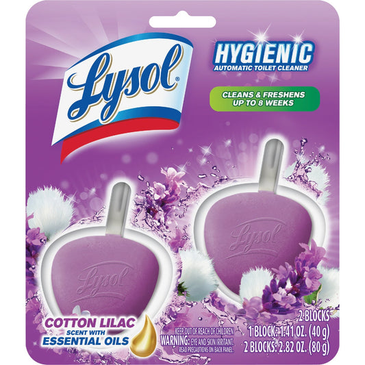 Lysol Cotton Lilac Scent Complete Clean Automatic Toilet Bowl Cleaner (2-Pack)