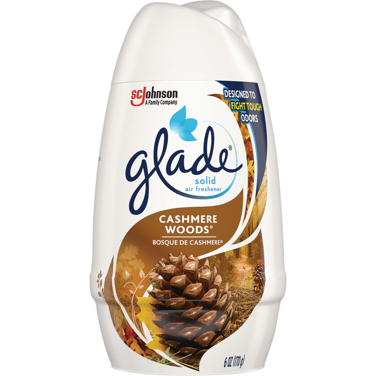 Glade 6 Oz. Cashmere Woods Solid Air Freshener