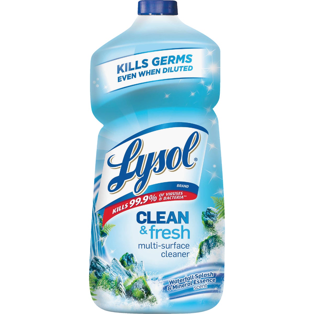 Lysol 40 Oz. Waterfall Splash & Mineral Essence Clean & Fresh Multi-Surface Cleaner