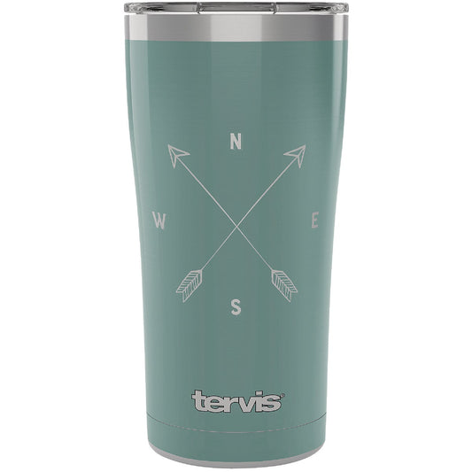 Tervis Simple Compass 20 Oz. Stainless Steel Tumbler with Slider Lid