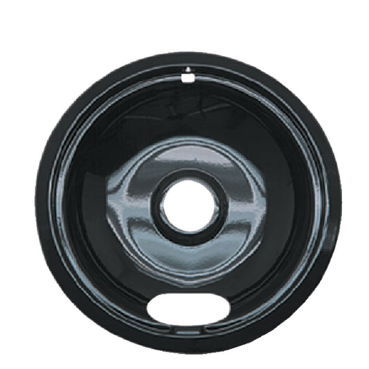 Range Kleen Electric 8" Style A Round Black Drip Pan