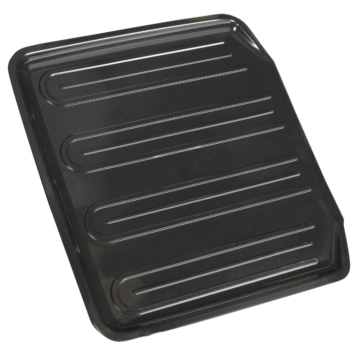 Rubbermaid 14.38 In. x 15.38 In. Black Sloped Drainer Tray