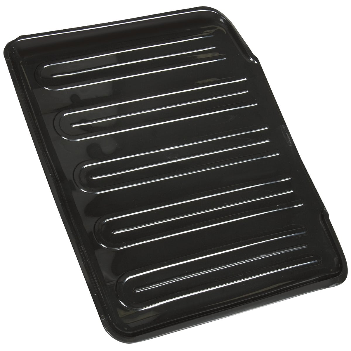 Rubbermaid 14.7 In. x 18 In. Black Sloped Drainer Tray