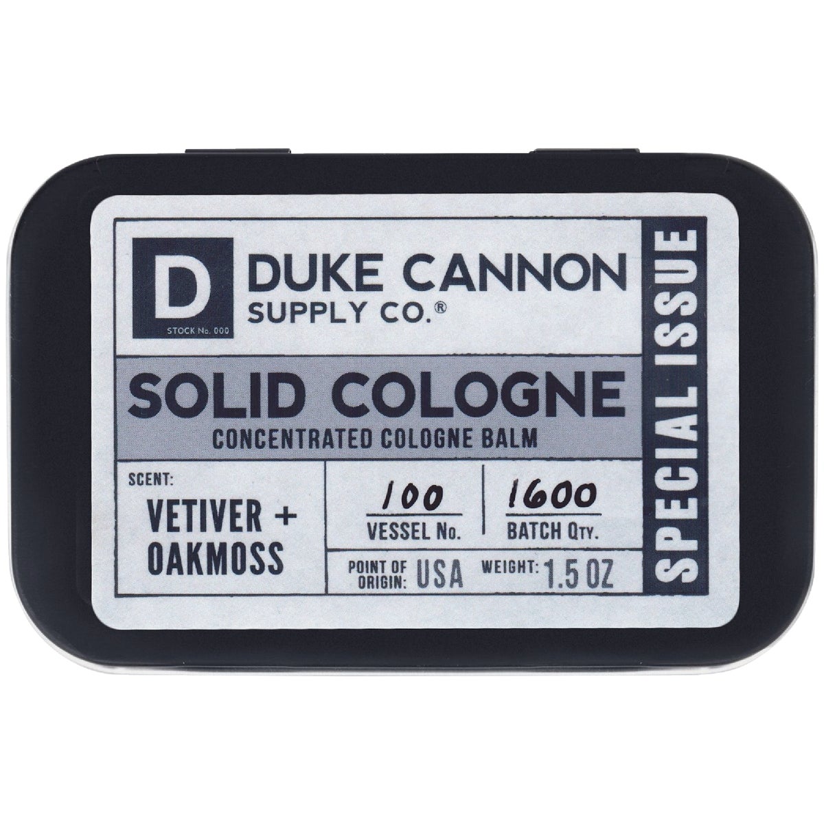 Duke Cannon 1.5 Oz. Vetiver & Oakmoss Solid Cologne