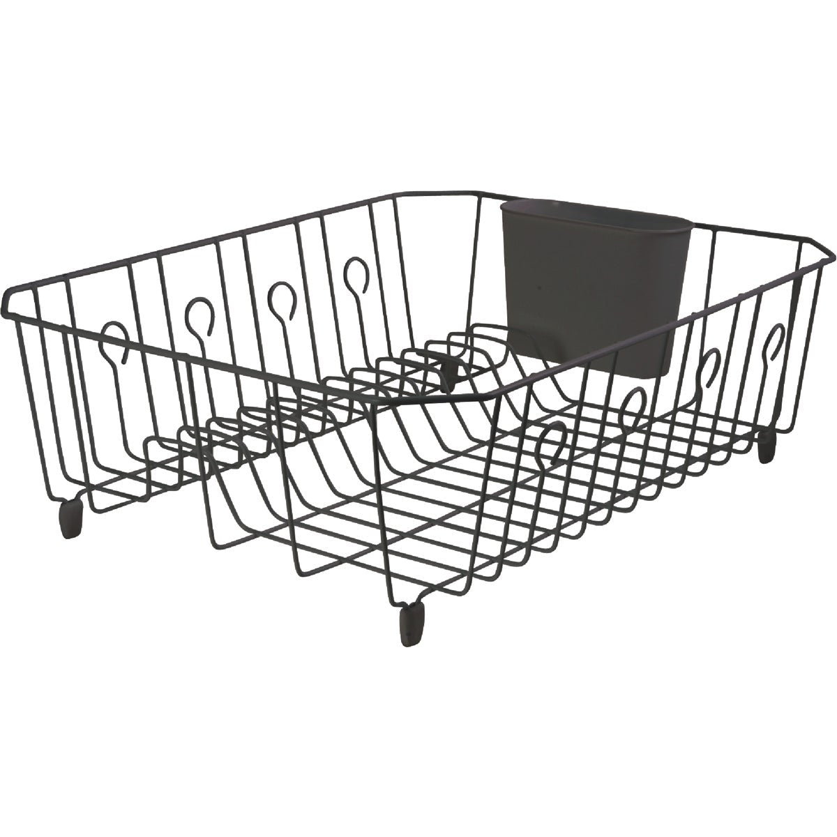 Rubbermaid 13.81 In. x 17.62 In. Black Wire Sink Dish Drainer