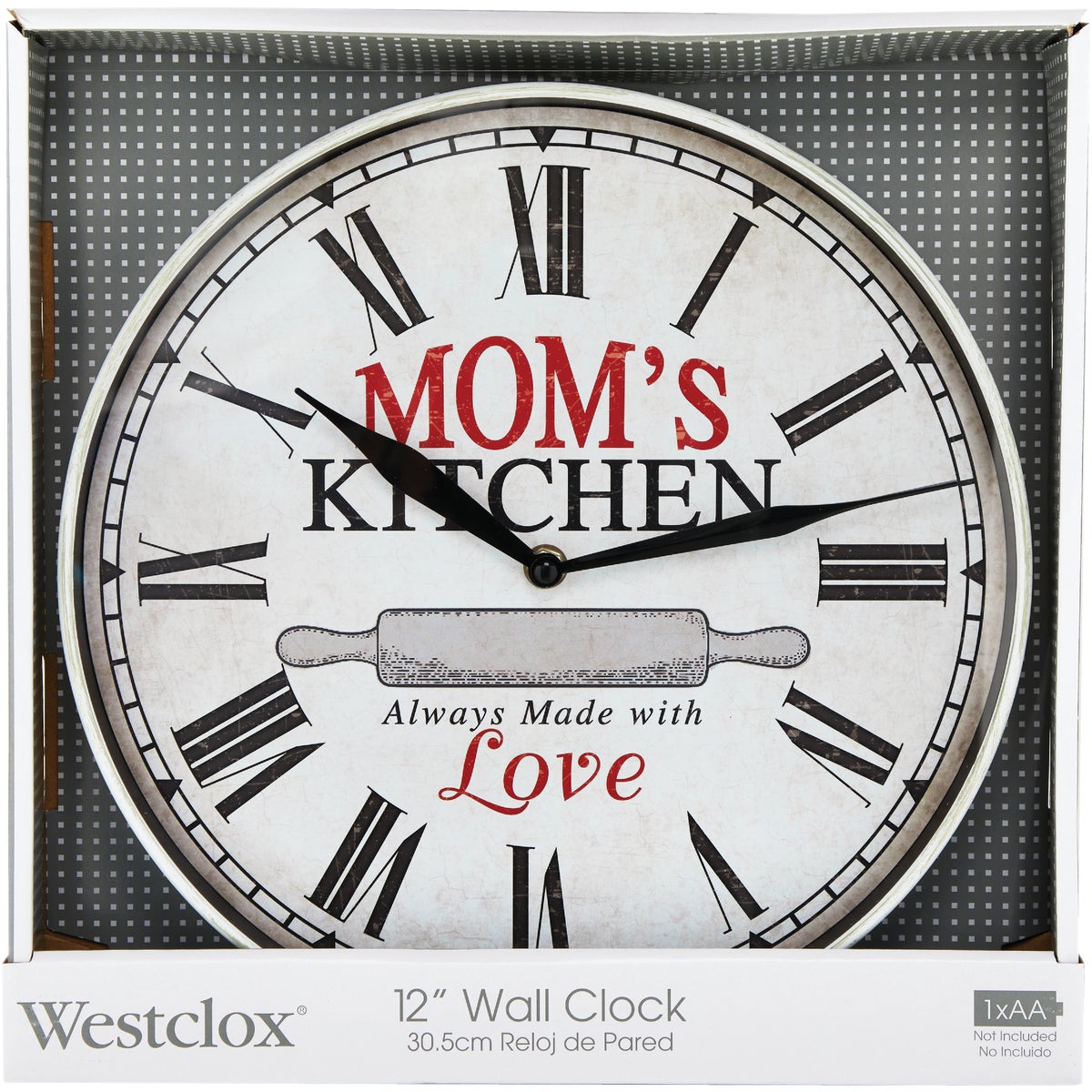 Westclox 12 In. Mom's Kitchen Wall Clock