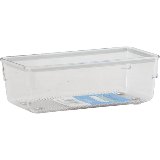 Interdesign Linus 3 In. x 6 In. x 2 In. Clear Drawer Organizer