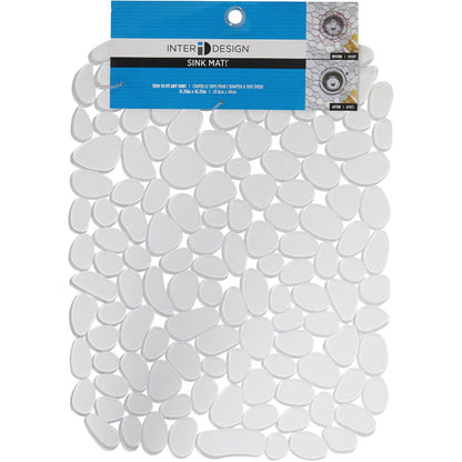 InterDesign Pebblz 12 In. x 15.5 In. Clear Sink Mat