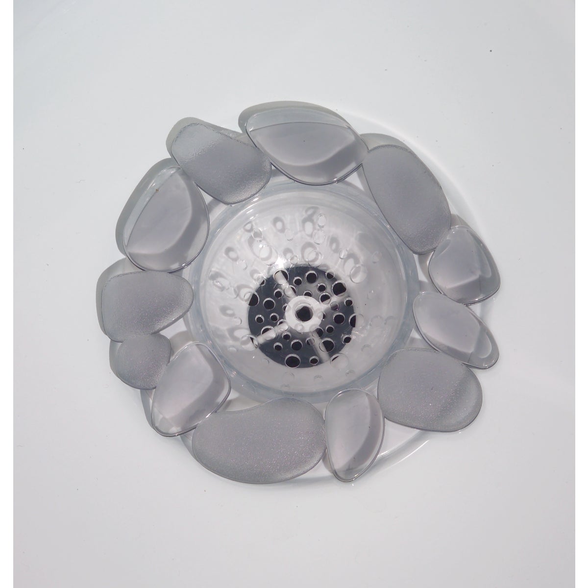 InterDesign Axis 5 In. Sink Strainer Cup, Graphite Pebblz