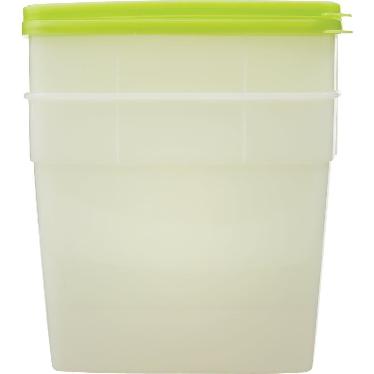 Stor Keeper 1/2 Gal. Clear Square Freezer Food Storage Container with Lids (2-Pack)