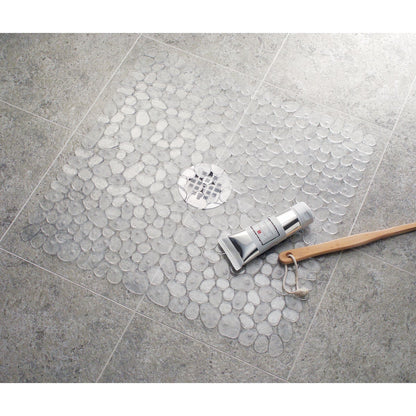 InterDesign Pebblz 22 In. Square Shower Mat