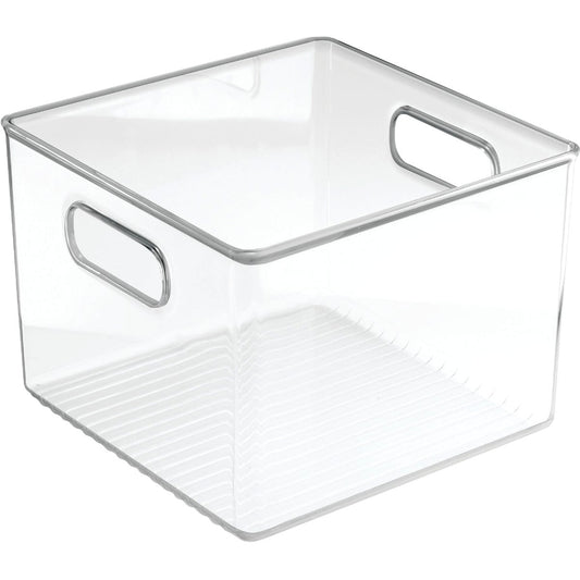 iDesign 8 In. W. x 8 In. D. x 6 In. H. Clear Fridge/Pantry Storage Binz