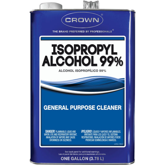 Crown 1 Gal. Industrial Strength 99% Isopropyl Alcohol Surface Cleaner