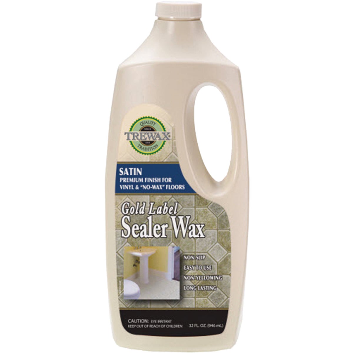 Trewax 32 Oz. Gold Label Satin Finish Floor Sealer Wax