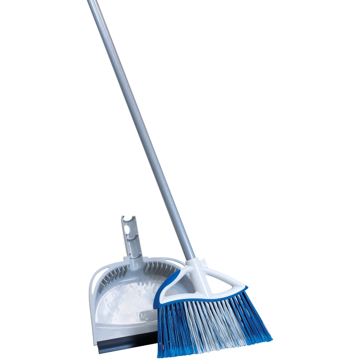 Quickie Dual Action Angle Broom with Dust Pan