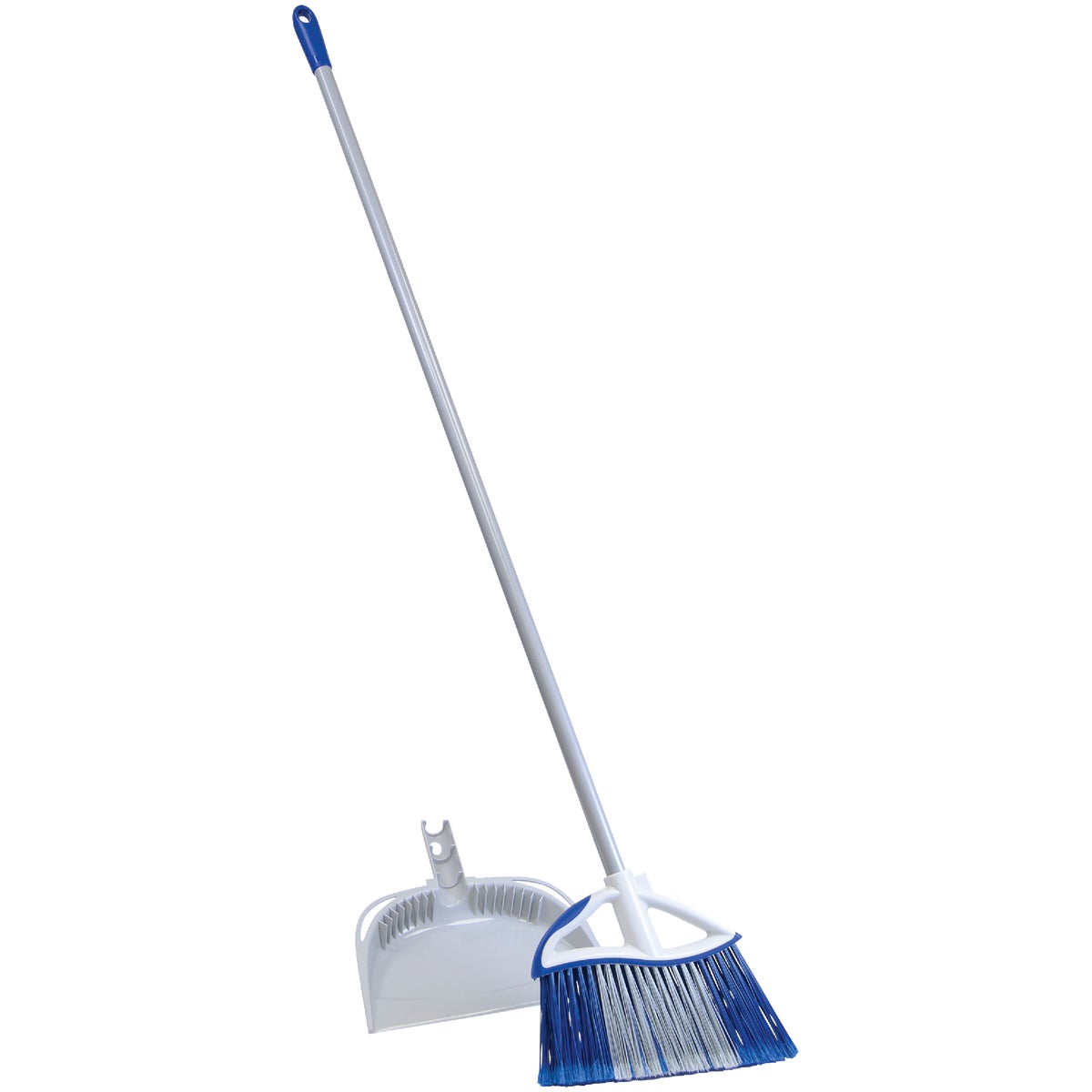 Quickie Dual Action Angle Broom with Dust Pan