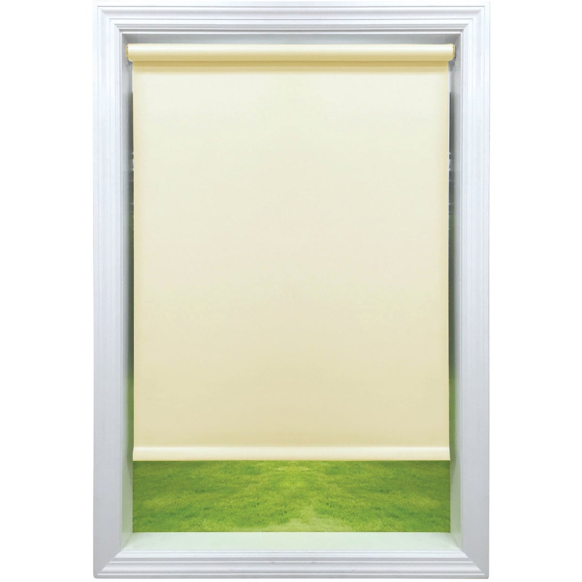 Friedland Shades Galaxy 37-1/4 In. x 78 In. Ivory Medium Room Darkening Vinyl Roller Shade