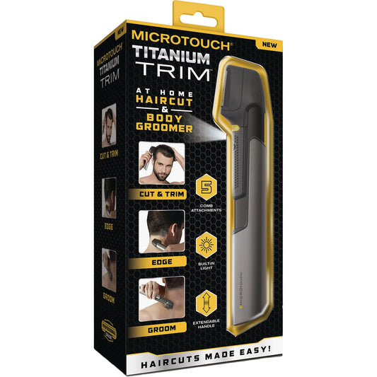 MicroTouch Titanium Trim Hair & Beard Trimmer