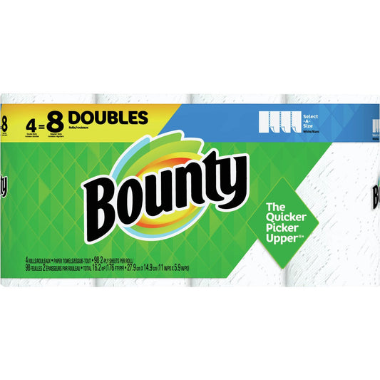 Bounty Select-A-Size Paper Towels (4 Double Rolls)