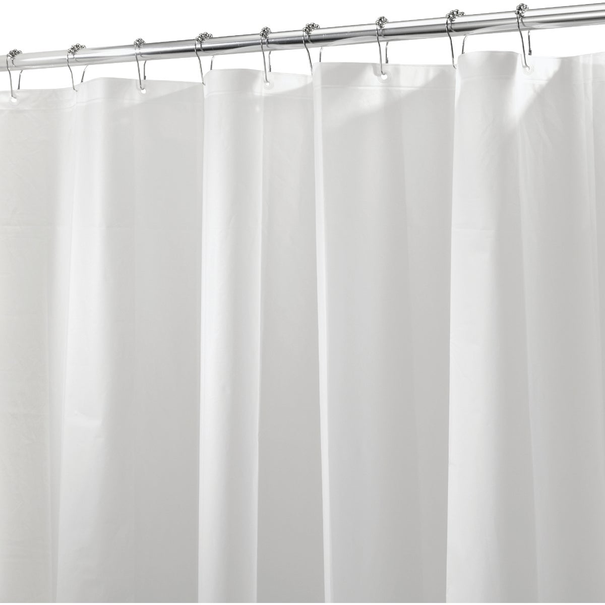 iDesign 72 In. x 72 In. Frost Peva Shower Curtain Liner