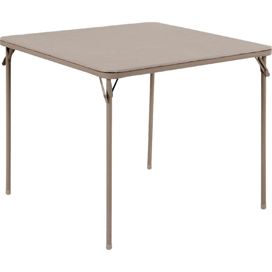 COSCO 34 In. x 34 In. Folding Table, Sand