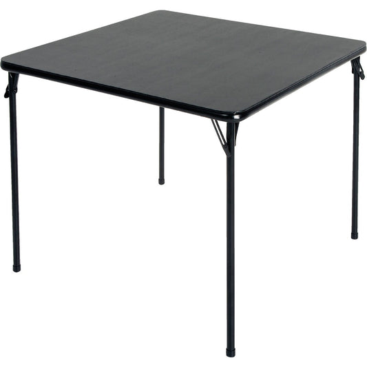 COSCO 34 In. x 34 In. Folding Table, Black