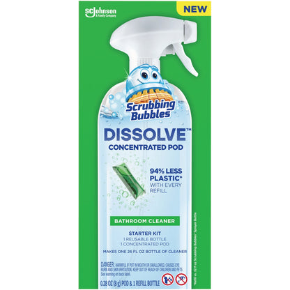 Scrubbing Bubbles Dissolve Concentrated Pod Bathroom Cleaner Starter Kit