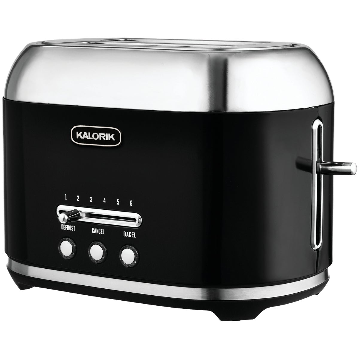 Kalorik 2-Slice Black Retro Toaster