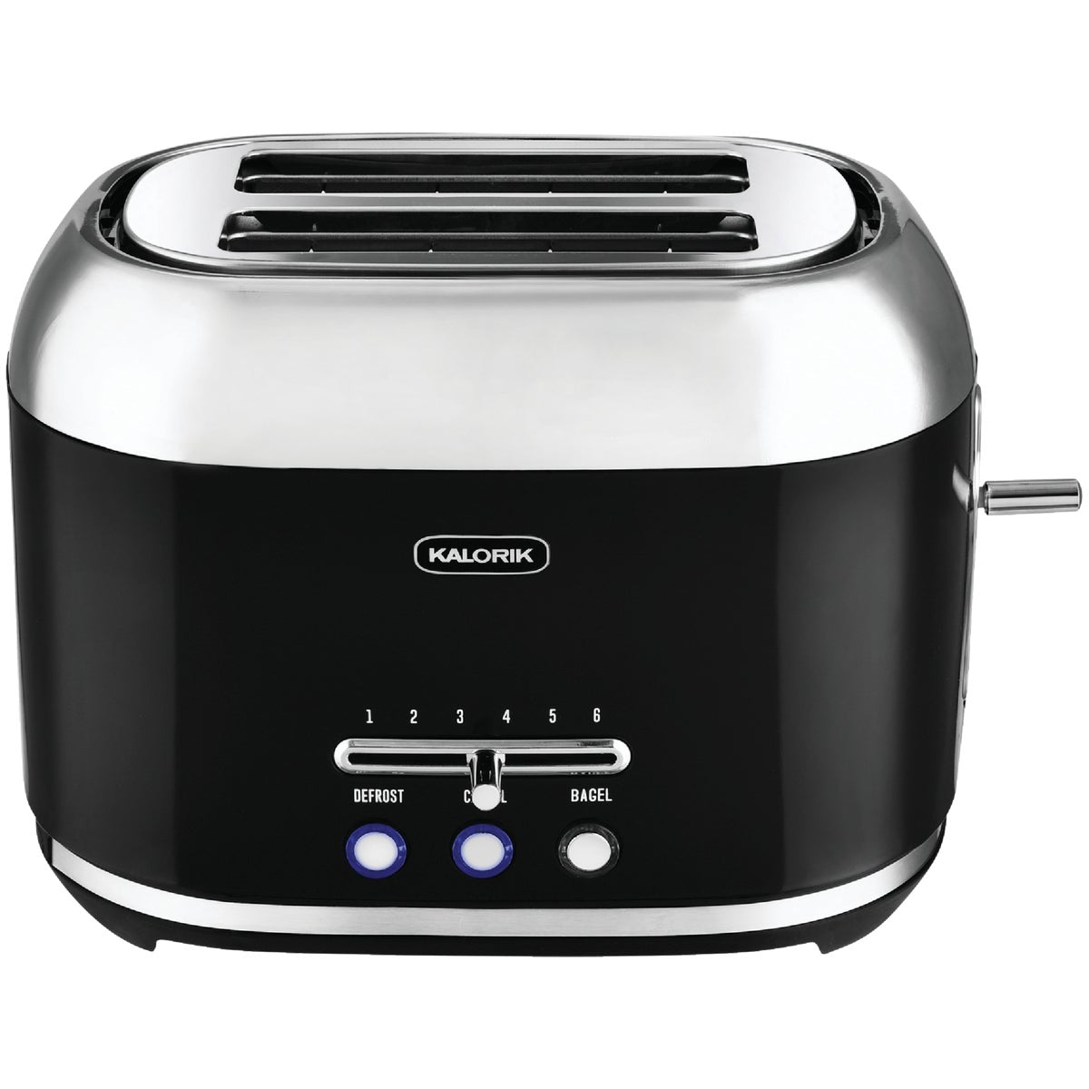 Kalorik 2-Slice Black Retro Toaster