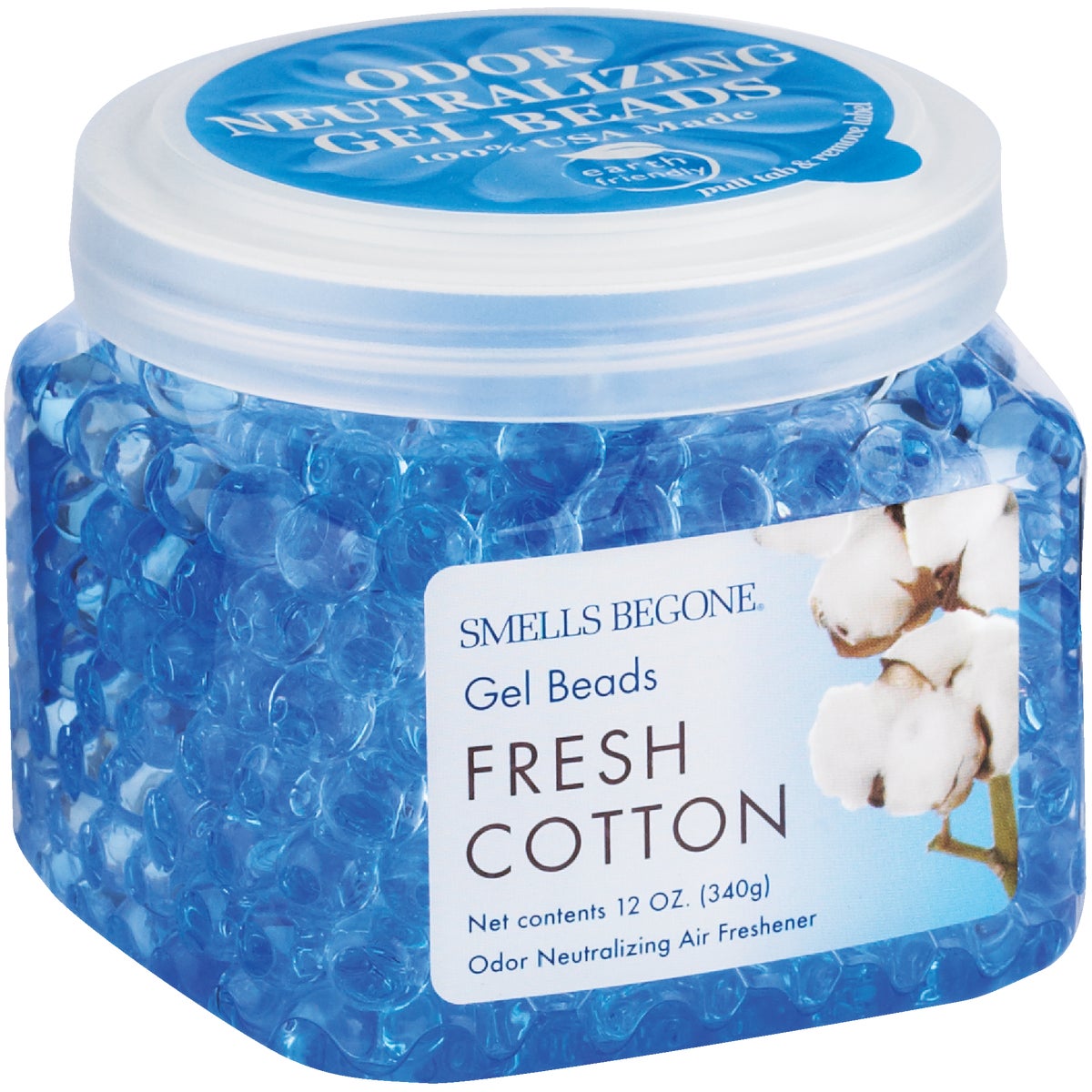 Smells Begone 12 Oz. Gel Beads Fresh Cotton Odor Neutralizer