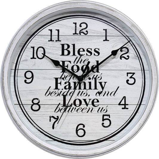 Westclox 11 In. Wall Clock with Inspirational Message