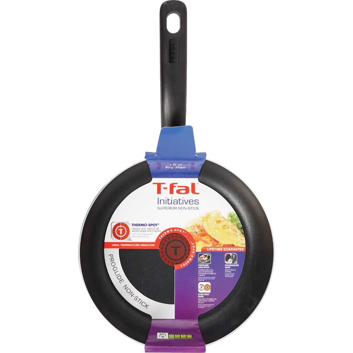 Initiatives 10.5 In. Black Non-Stick Fry Pan w/ Pour Spout