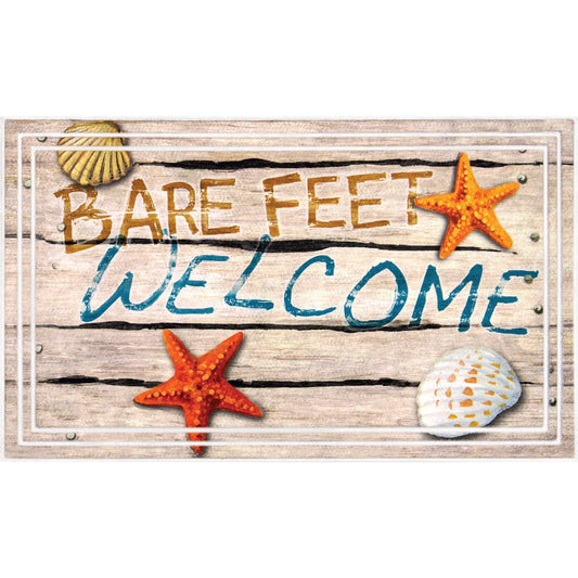 Apache Fashionables Barefeet Welcome Door Mat