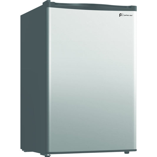 Perfect Aire 4.4 Cu Ft. Silver Single Door Refrigerator with Crisper